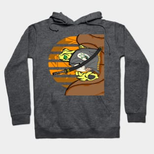 Autumn Frogmurai - Samurai Frog Swordsman Hoodie